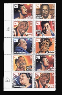 US 2854-2861, 1994   Jazz Musicians