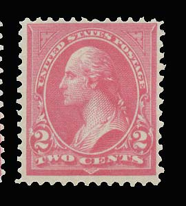 US 279Bg 1899 Two-cent Washington Pink