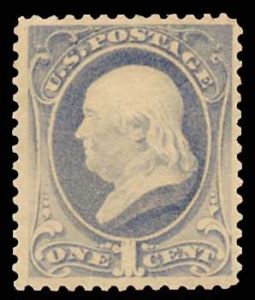 US 206 1881 One-cent Franklin