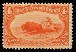 US 287 4-Cent Indian Hunting Bison