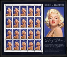 US 2967 Marilyn Monroe Pane of 20