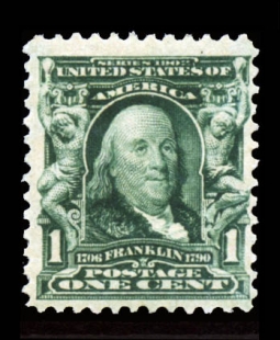US 300 1902 One-cent Franklin