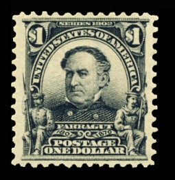 US 311 1902 $1 Admrial Farragut