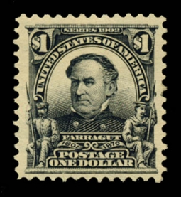 US 311 1902 $1 Admrial Farragut