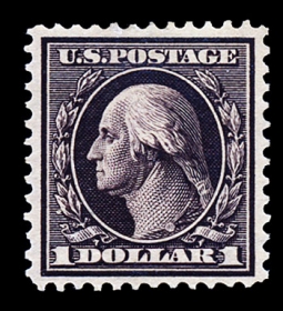 US 342  1909 $1 Washington