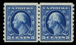 US 396  Five-cent Washington Coil Pair