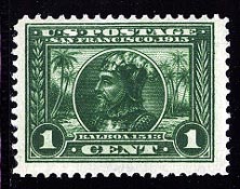 US 397 1913 One-cent Panama-Pacific Exposition