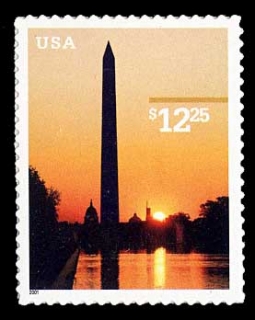 3473 $12.25 Express Mail, Washington Monument