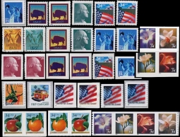 3466//3550A 2001 Regular Issue Stamps