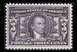 US 325 1904 Three-cent Monroe