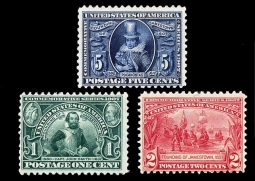 US 328-330 Jamestown Exposition Set of Three