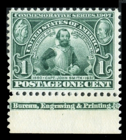 US 328 One-cent John Smith