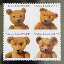 US 3653-56 37-cent Teddy Bears