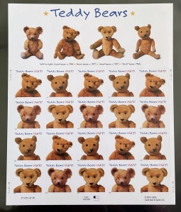 US 3653-56 37-cent Teddy Bears Pane