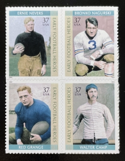 US 3808-11  Early Football Heroes