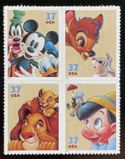 US 3865-68 Art of Disney Friendship