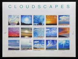 US 3878 Cloudscapes Pane of 15