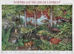 US 3899 37-cent Northeast Deciduous Forest Pane of 10