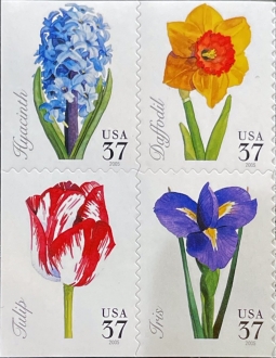 US 3900 - 3903 37-cent spring flowers