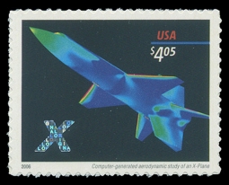 US 4018 X-Plane Priority Mail