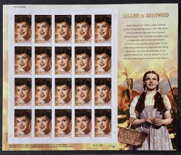 US 4077 Judy Garland Pane of 20