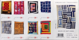 US 4089-98 Quilts of Gee's Bend Booklet Pane