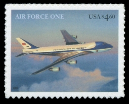 4144 2007 $4.60, Air Force One Priority Mail