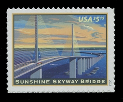 4649 2012 $5.15 Sunshine Skyway Bridge Priority Mail