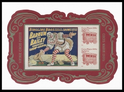 US 4905c 2014 Circus Posters Souvenir Sheet