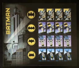 US 4928-35 Batman Pane of 20