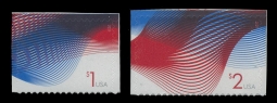 US 4953-54, Patriotic Waves