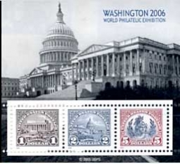 US 4075, Washington 2006 World Stamp Expo Sheetlet