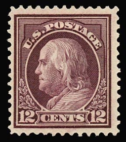 US 417  1912 12-Cent Franklin