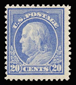 US 419 1912 20-Cent Franklin