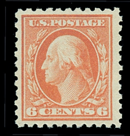 US 468 Six-cent Washington Perf. 10