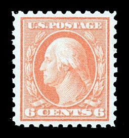 US 468 Six-cent Washington Perf. 10