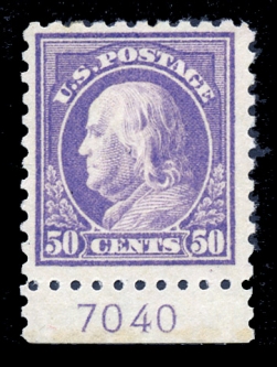 US 477 1916 50-cent Franklin