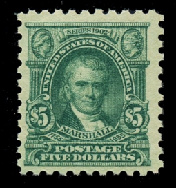 US 480 1917 $5  John Marshall