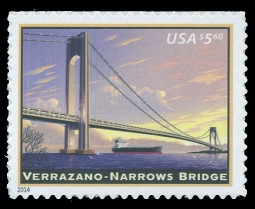 US 2014 4872 Verrazano Narrows Priority Mail