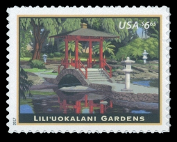 US 5156 2017 Lili’uokaniani Gardens – Priority Mail