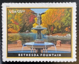 US 5348, Bethesda Fountain, Express Mail