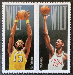 US 4950-51 Wilt Chamberlain, Basketball Star