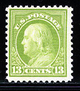 US 513 1917 Perf. 11 13-cent  Franklin