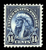 US 565 14-cent Indian Chief