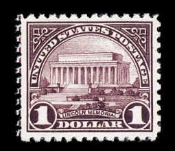 US 571 $1 Lincoln Memorial