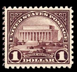 US 571 $1 Lincoln Memorial