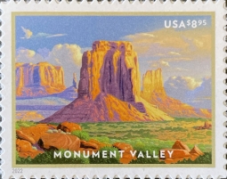 U.S. 5666, 2022 Monument Valley Utah Priority Mail