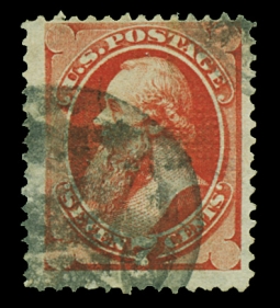 US 138 1870 Seven-cent Stanton Grilled