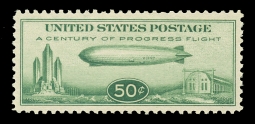 US C18  1933 50-cent  Graf Zeppelin