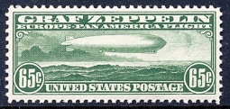 US C13 65¢ Graf Zeppelin Stamp